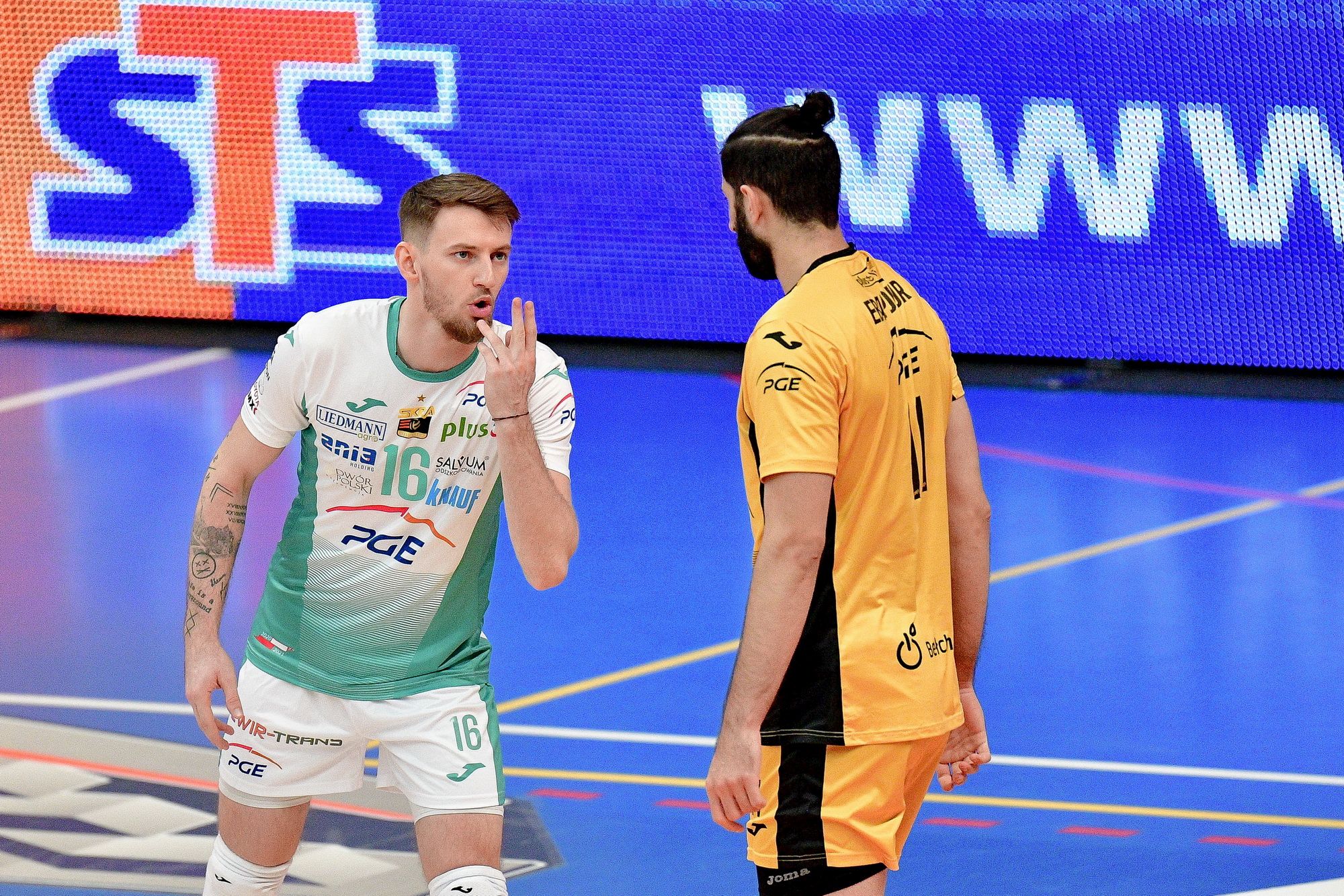 BELCHATOW 13.01.2021 12. KOLEJKA PLUSLIGA SIATKOWKA MEZCZYZN --- POLISH TOP VOLLEYBALL LEAGUE MATCH IN BELCHATOW: PGE SKRA BELCHATOW - ASSECO RESOVIA RZESZOW N/Z FOT. PAWEL PIOTROWSKI/ 400mm.pl