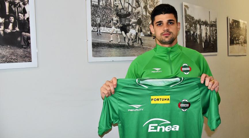 Raphael Rossi, Brazylijczyk z włoskim paszportem ma być wzmocnieniem radomskiej defensywy, fot. Radomiak Radom