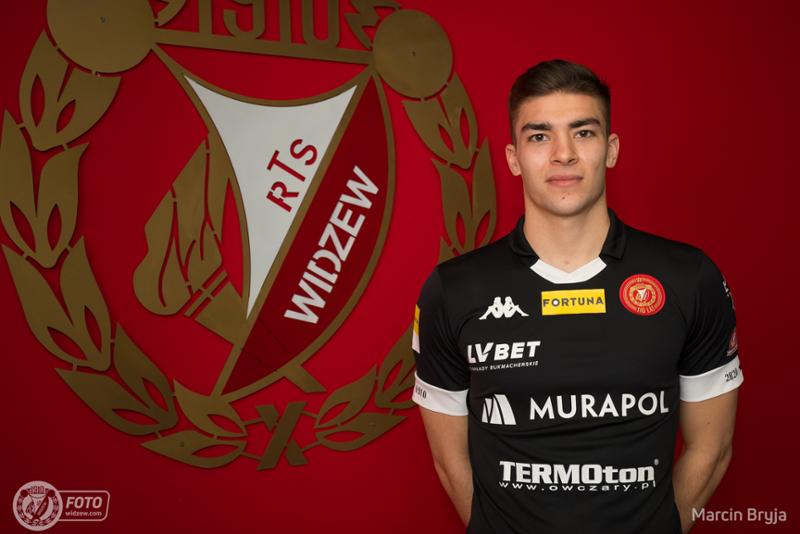Vjačeslavs Kudrjavcevs z Widzewa Fot. widzew.com