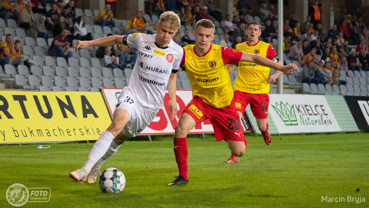Korona Kielce - Widzew. Jakub Kmita/fot. Marcin Bryja widzew.com