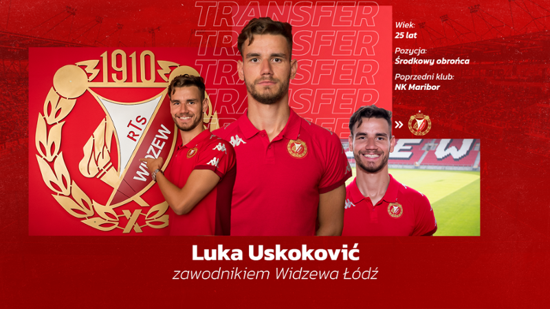 Luka Uskoković jednak nie zagra w Widzewie - Zdjęcie główne