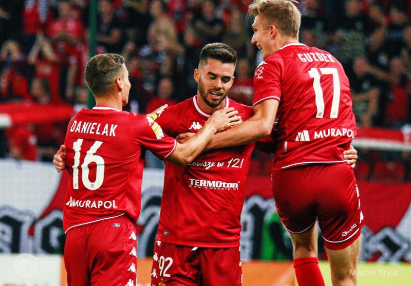 Fabio Nunes, strzelec gola dla Widzewa Fot. widzew.com