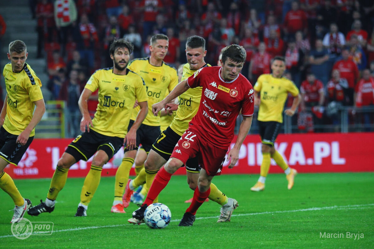 Dominik Kun z Widzewa Fot. widzew.com