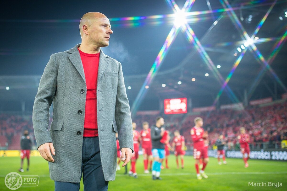 Janusz Niedźwiedź, trener Widzewa/fot. Marcin Bryja, widzew.com