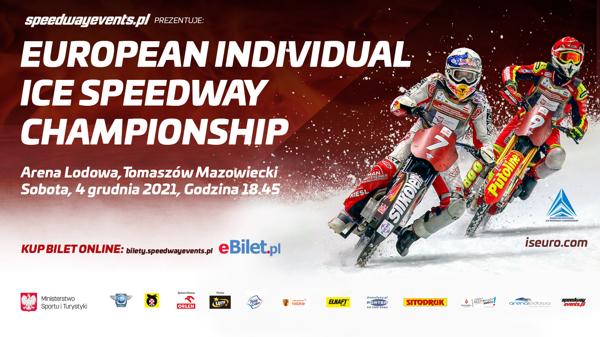 Poznaliśmy nazwiska uczestników European Individual Ice Speedway Championship - Zdjęcie główne