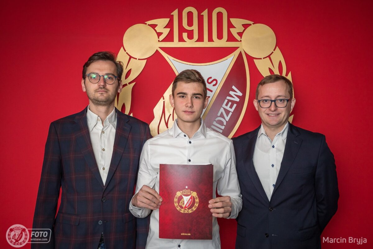 Dawid Musialski, Widzew/fot. Marcin Bryja