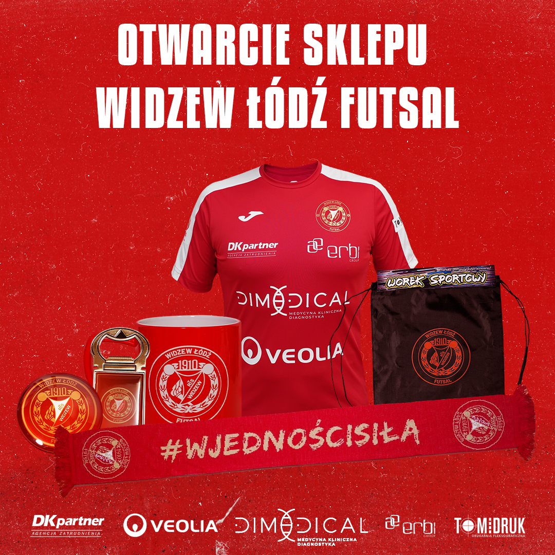Widzew Łódź Futsal z dedykowanym sklepem on-line - Zdjęcie główne