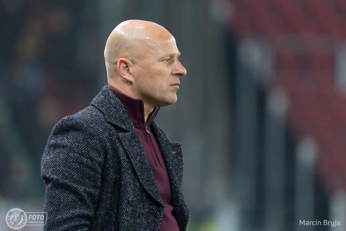 Janusz Niedźwiedź, trener Widzewa/fot. Marcin Bryja, widzew.com