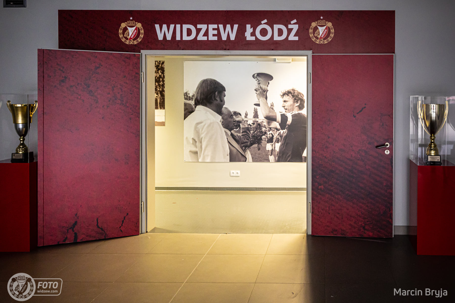 Wejście do szatni gości stadionu Widzewa Łódź / fot. Marcin Bryja, widzew.com