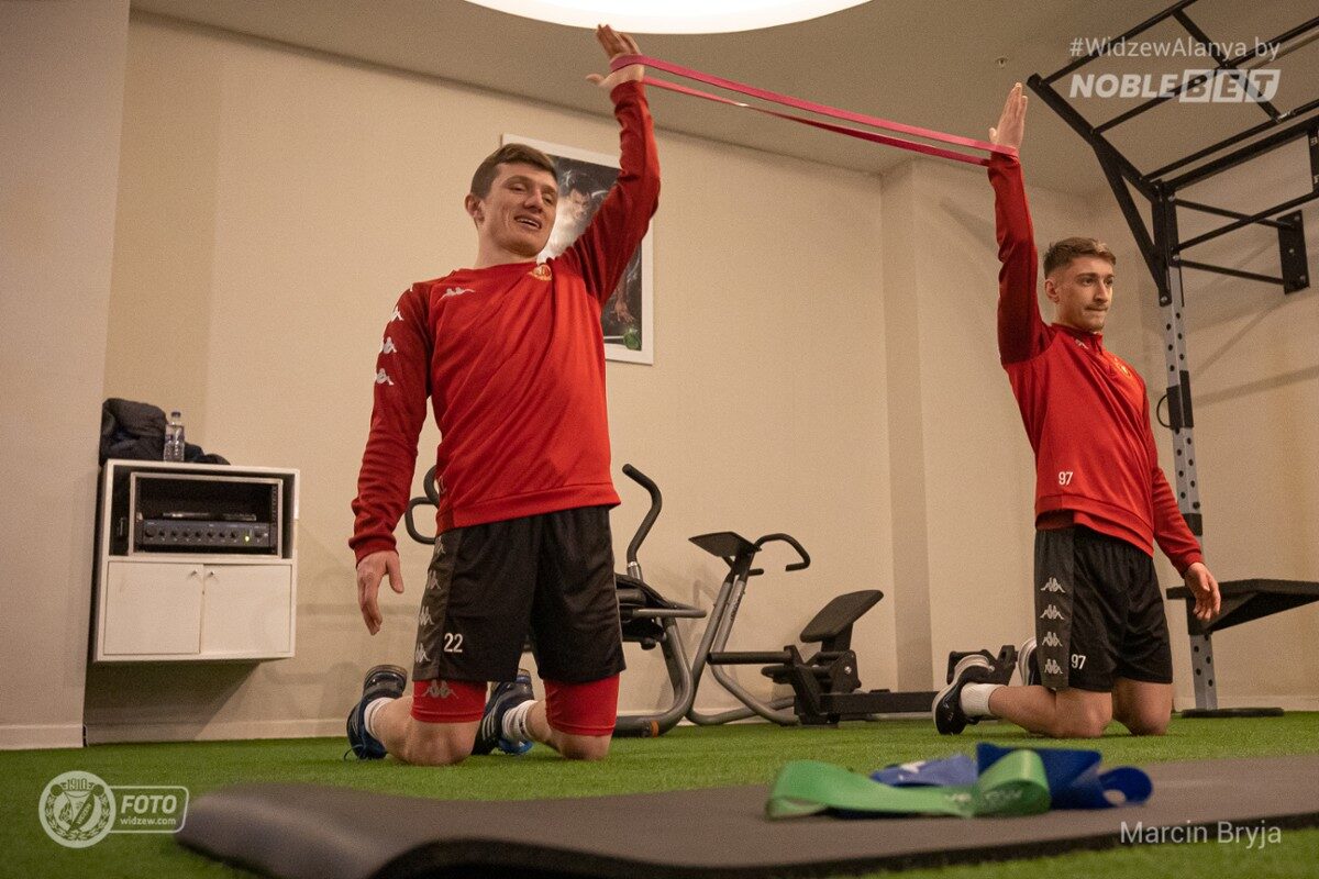 Zgrupowanie Widzewa w Turcji. Dominik Kun i Radosław Gołębiowski/fot. Marcin Bryja, widzew.com