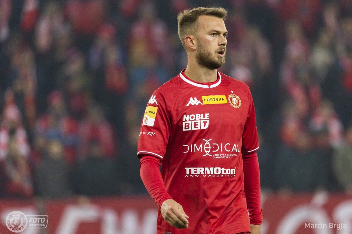 Kristoffer Normann Hansen, Widzew Łódź/fot. Marcin Bryja, widzew.com