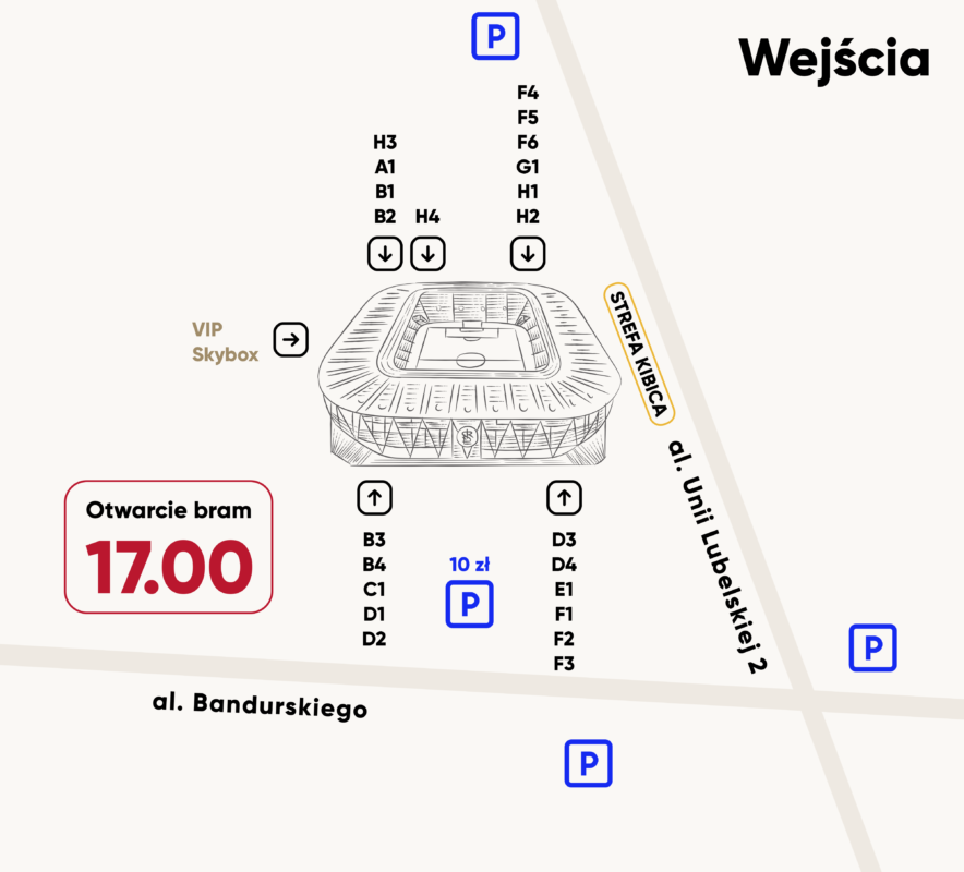 Wejście na stadion ŁKS-u, fot. ŁKS Łódź
