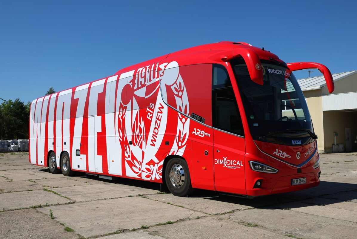 Nowy autokar Widzewa (fot. Widzew Łódź)