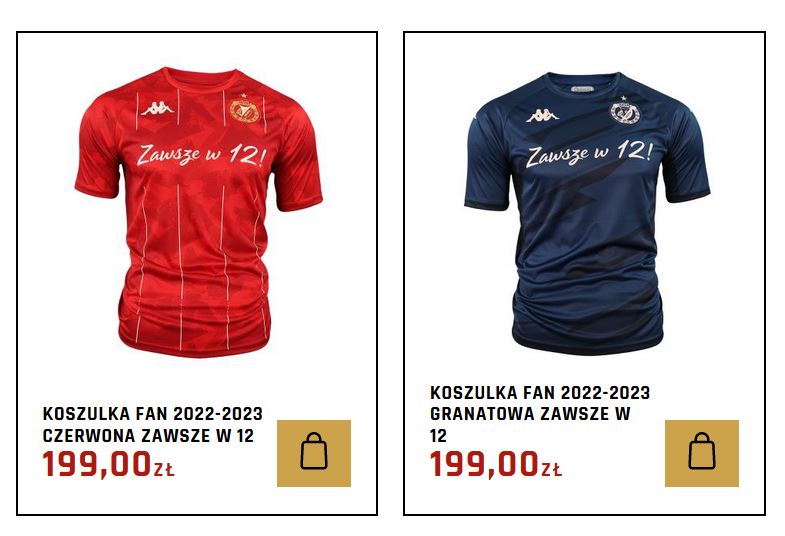 Koszulki dla kibiców Widzewa dostępne w klubowym sklepie - Zdjęcie główne
