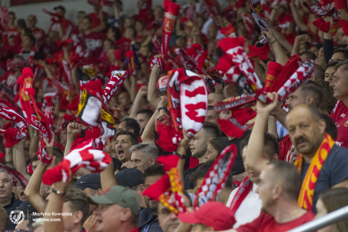 Kibice na meczu Widzew - Legia / fot. Martyna Kowalska, widzew.com