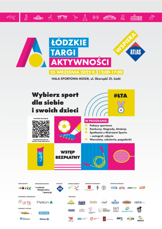 Patronem medialnym Łódzkich Targów Aktywności jest Łódzki Sport / fot. materiały prasowe organizatora