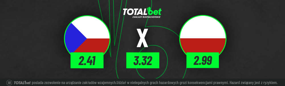 Oferta TOTALbet na mecz Czechy - Polska