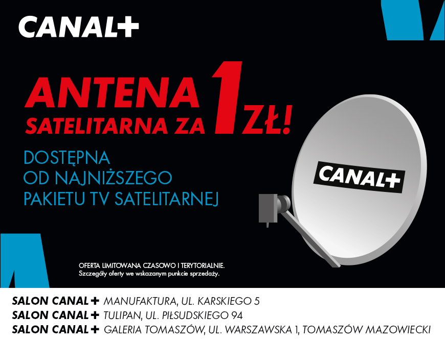 Poznaj ofertę Canal+ Odwiedź salony HD Punkt w Łodzi lub Tomaszowie Mazowieckim