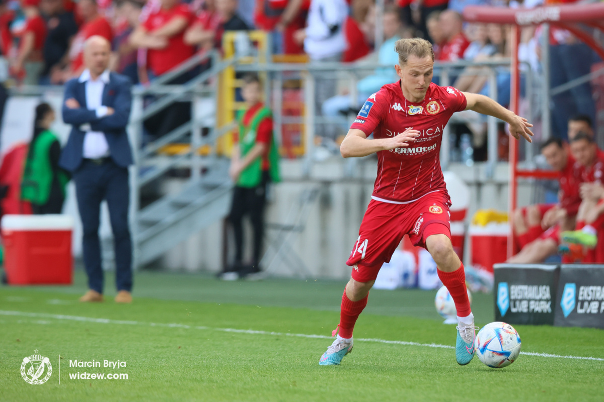Andrejs Ciganiks, Widzew Łódź, fot. Marcin Bryja, widzew.com