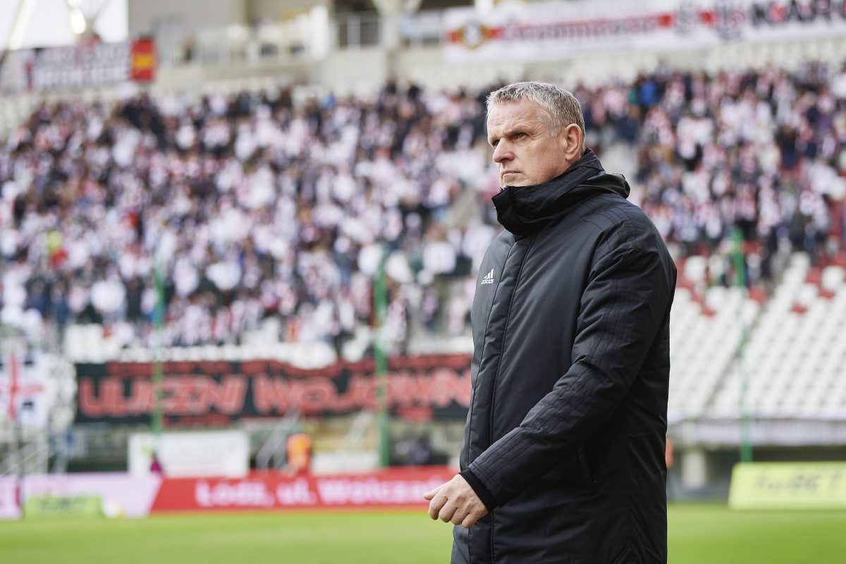 Kazimierz Moskal stworzył przy al. Unii drużynę niezłomną, imponującą charakterem, fot. Radosław Jóźwiak / Cyfrasport / ŁKS Łódź