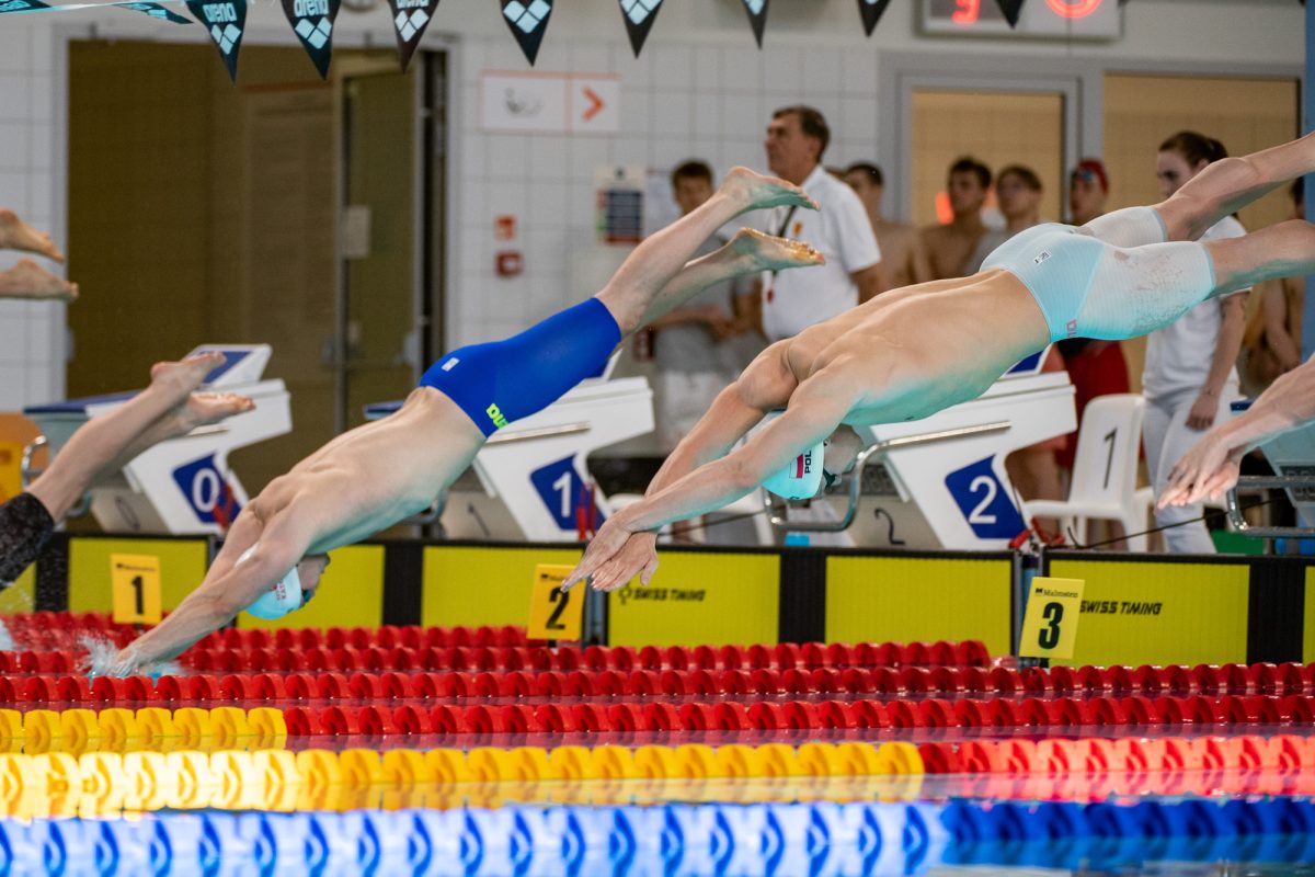 Arena Grand Prix Pucharu Polski 2023 w pływaniu w Łodzi / fot. Grzegorz Michałowski, materiały prasowe Polskiego Związku Piłkarzy