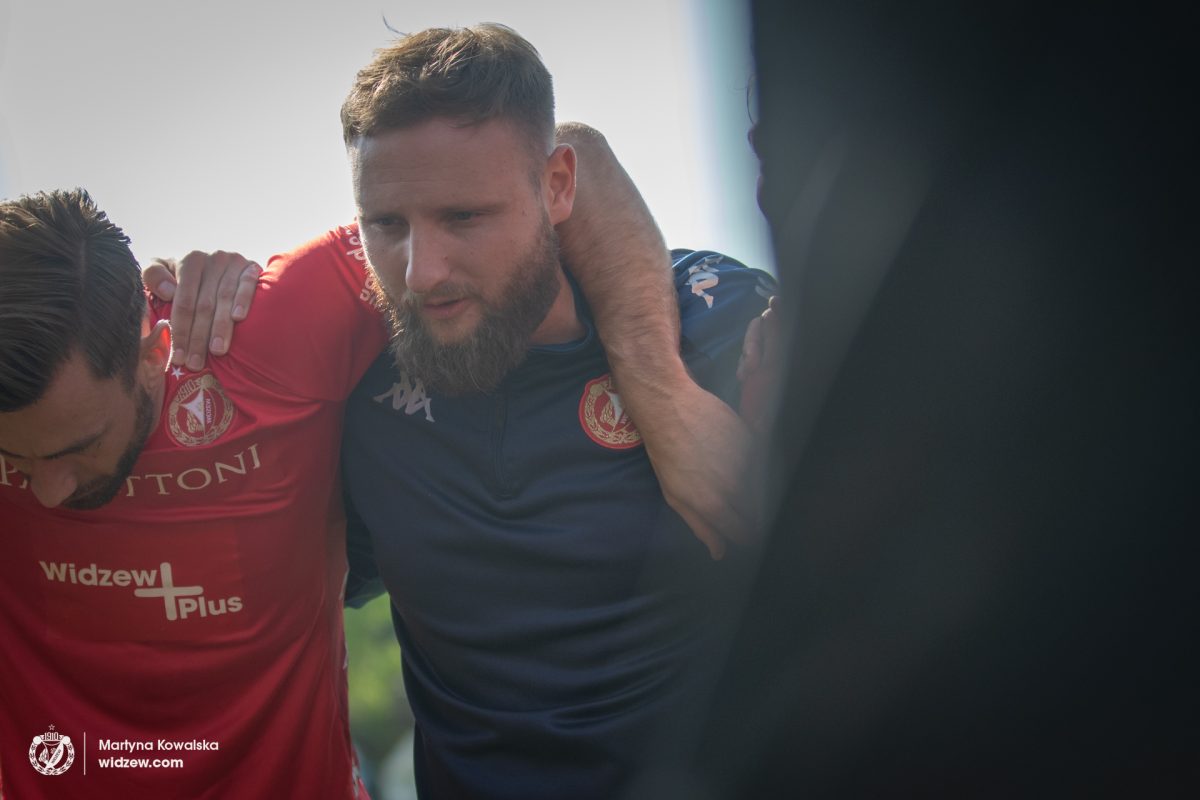 Patryk Czubak, trener Widzewa II Łódź. Fot. Martyna Kowalska, widzew.com