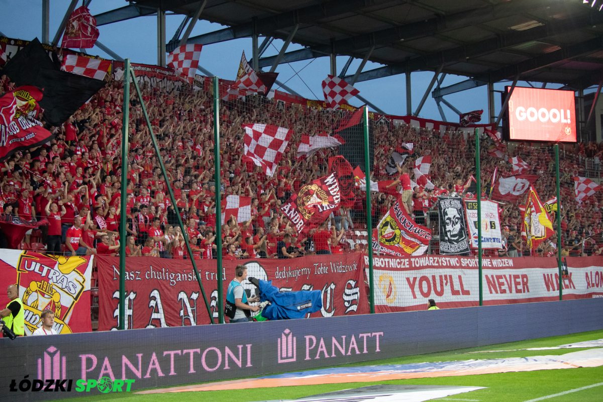 2023.07.23 Widzew Lodz - Puszcza Niepolomice - kibice