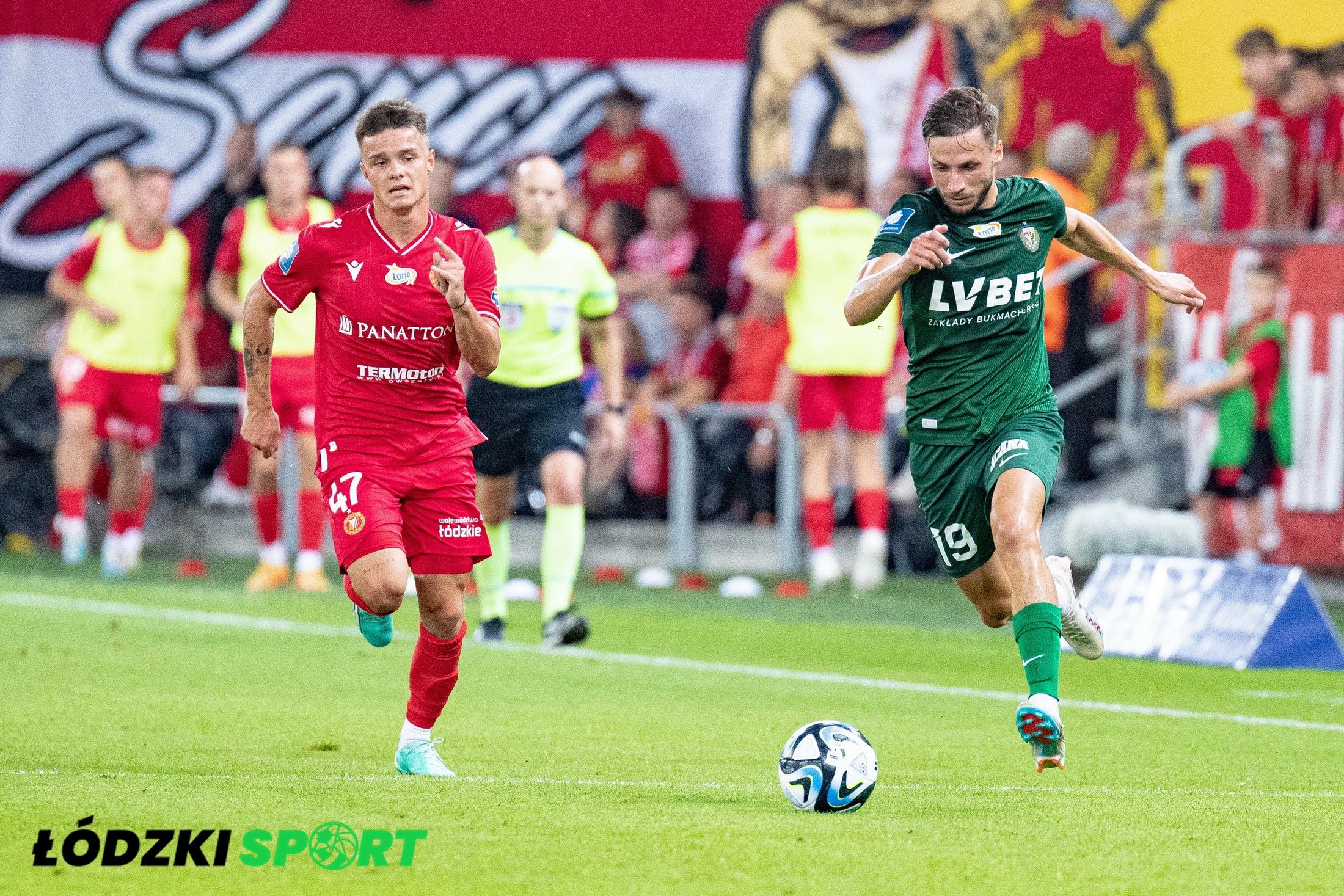 25.08.2023. PKO Ekstraklasa. Widzew Łódź - Śląsk Wrocław 0:2