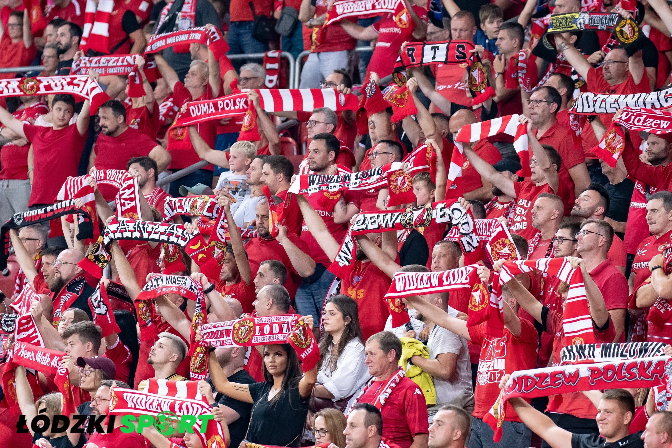 25.08.2023. PKO Ekstraklasa. Widzew Łódź - Śląsk Wrocław 0:2 [KIBICE]
