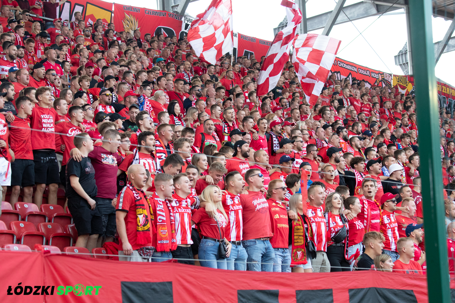 17.09.2023. PKO Ekstraklasa. Widzew Łódź – Cracovia Kraków 2:0 [KIBICE]