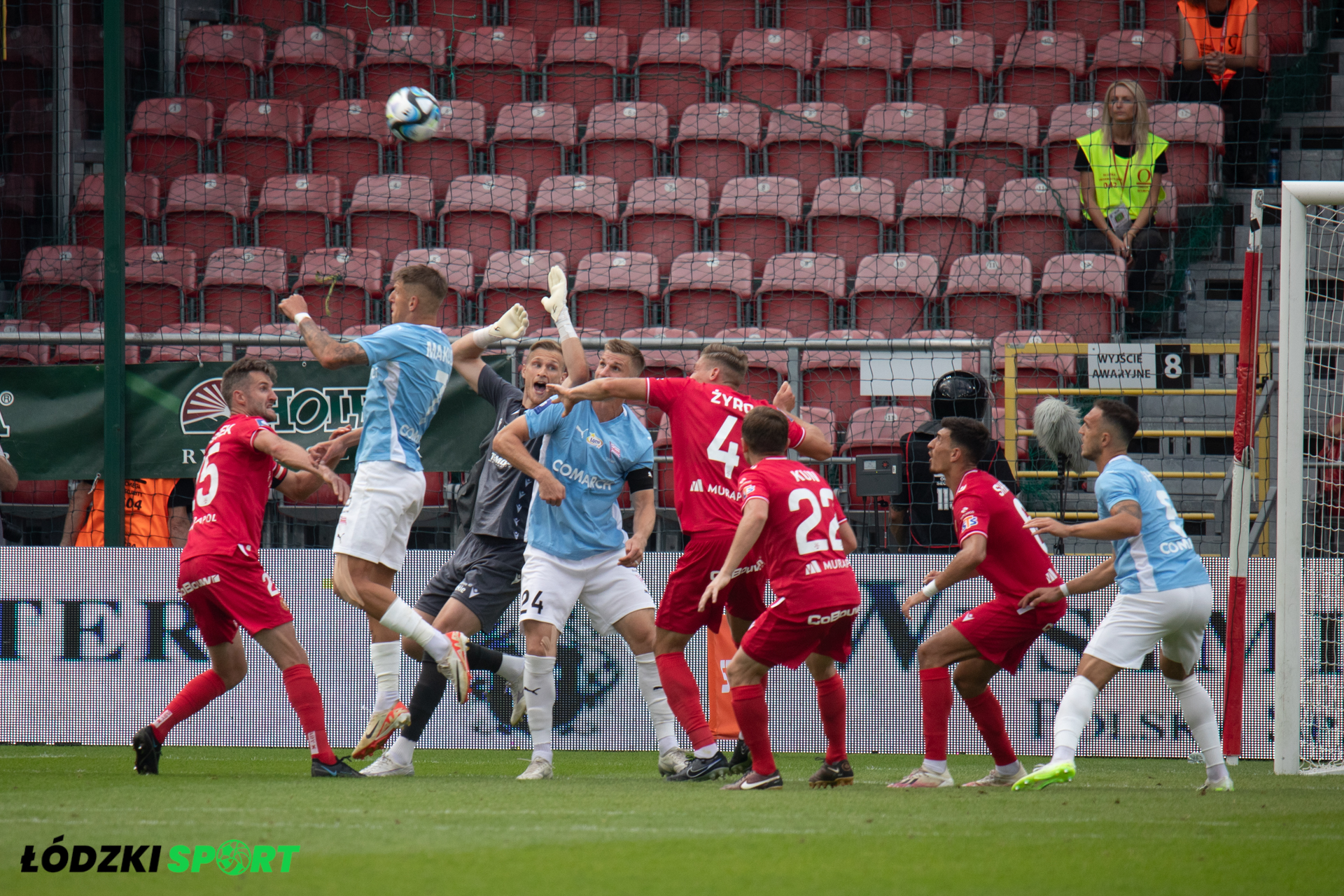 Pierwszy raz Widzewa. Jest gol po kornerze - Zdjęcie główne