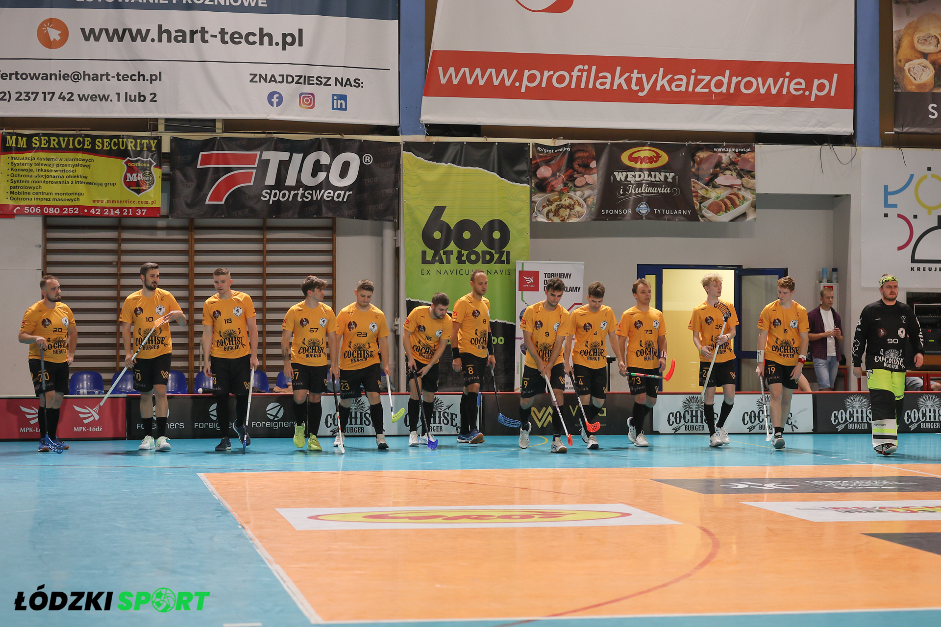16.09.2023. Ekstraliga Unihokeja. AZS PŁ Cochise Burger Łódź - JohnnyBros Olimpia Osowa Gdańsk