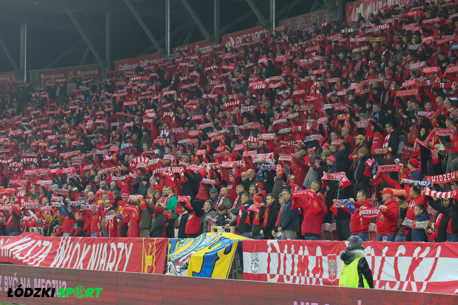 04.11.2023. PKO Ekstraklasa. Widzew Łódź – Warta Poznań 0:1 [KIBICE]
