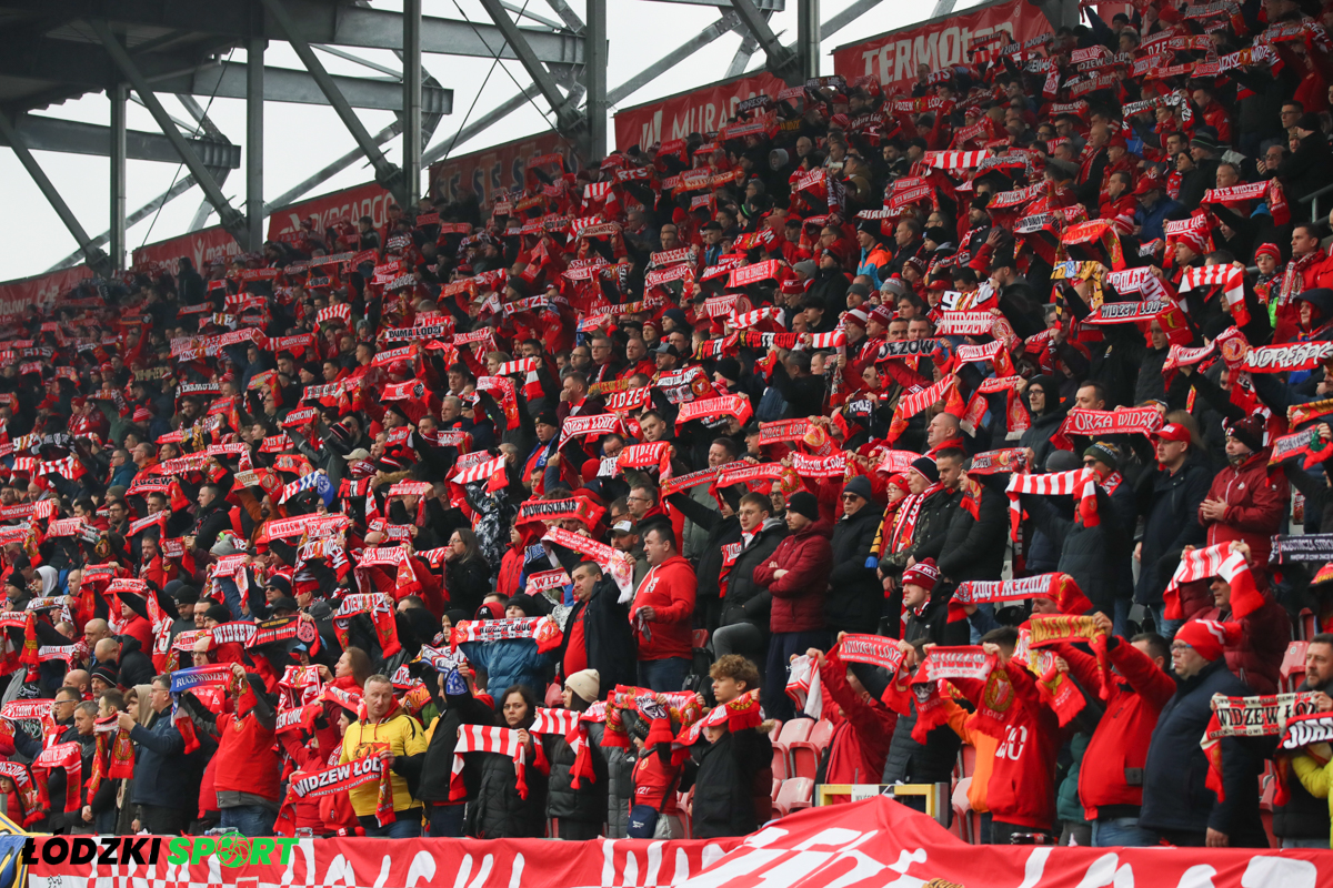 11.02.2024. PKO Ekstraklasa. Widzew Łódź – Jagiellonia Białystok 1:3 [KIBICE]