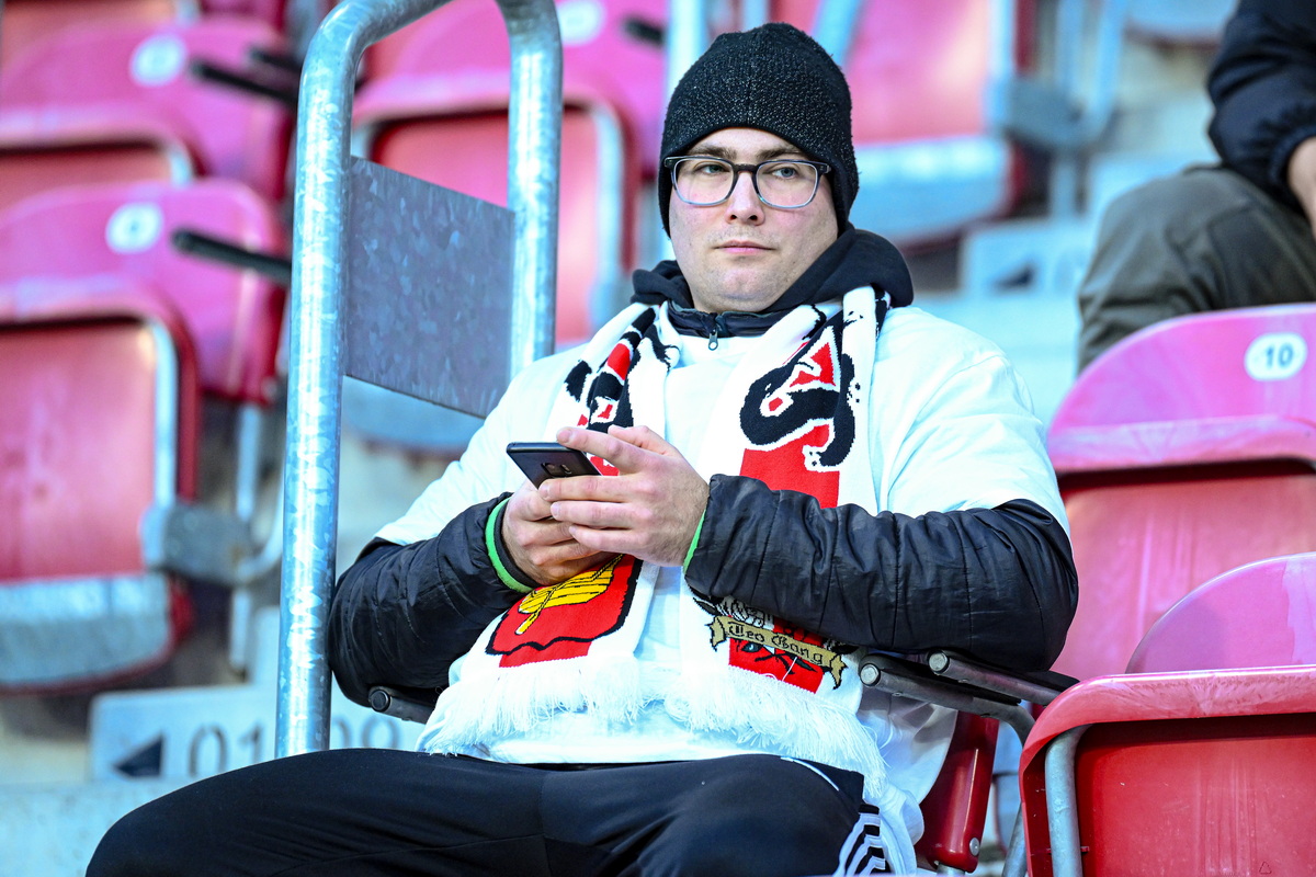 18.02.2024. PKO Ekstraklasa. ŁKS Łódź – Widzew Łódź 0:2 [KIBICE, TRYBUNY]