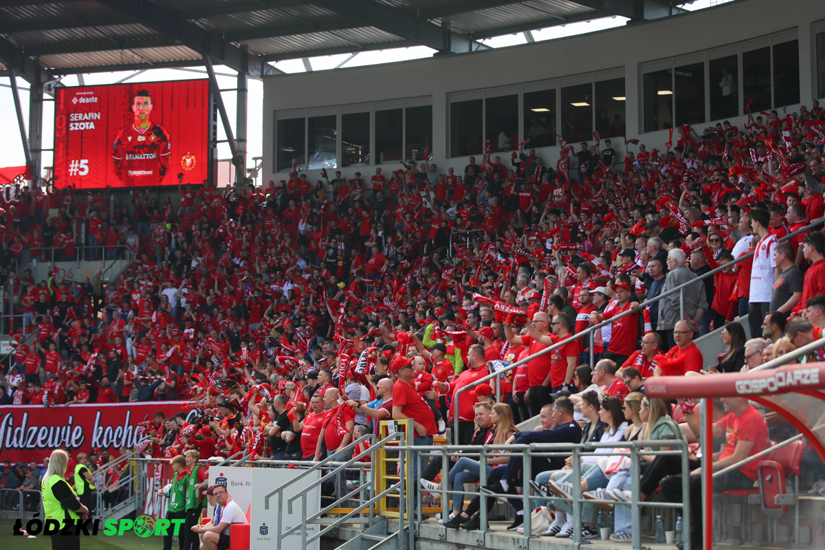 07.04.2024. PKO Ekstraklasa. Widzew Łódź – Piast Gliwice 1:0 [KIBICE]