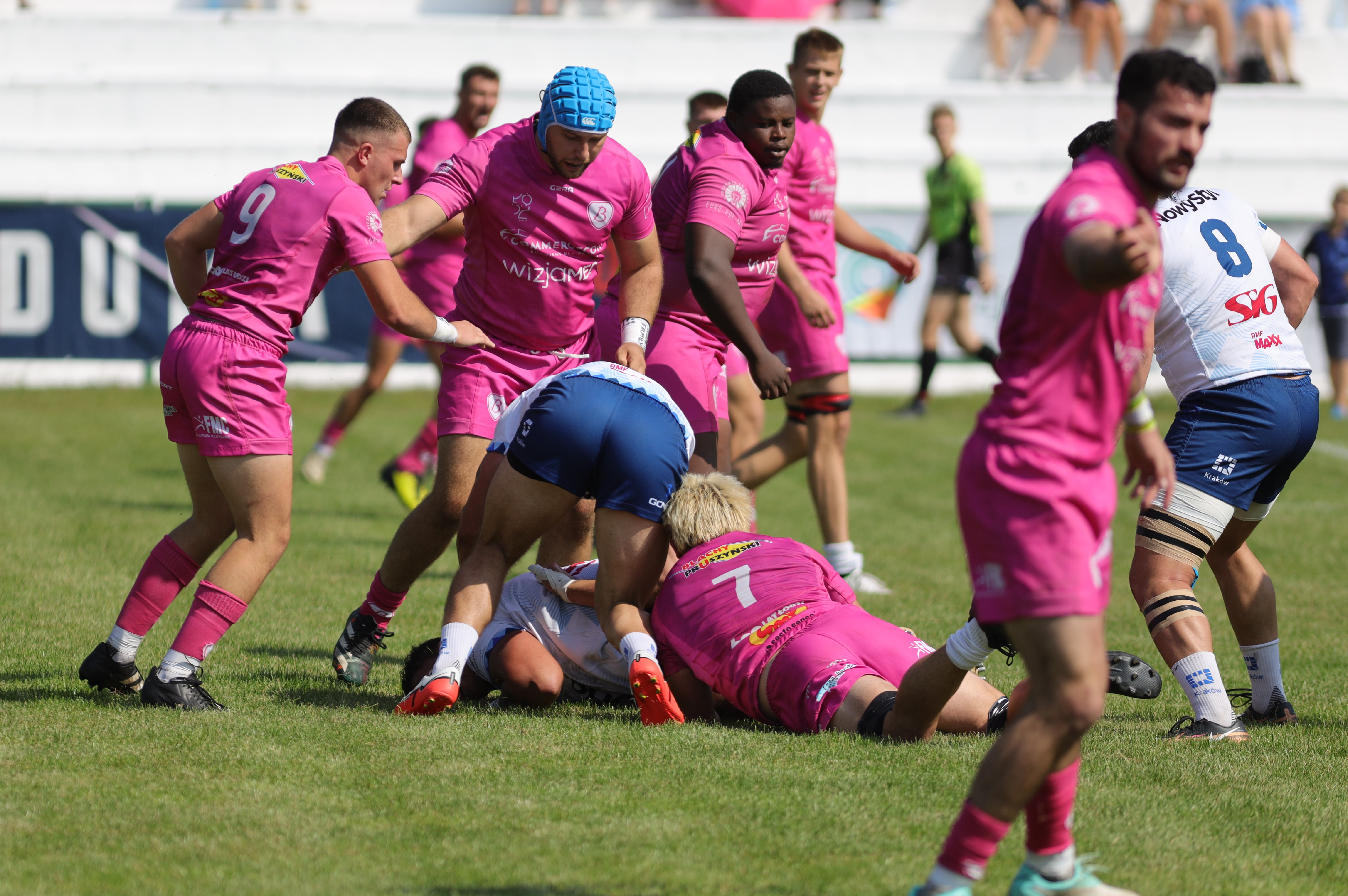 25.08.2024. Ekstraliga Rugby. KS Budowlani Wizjamed Łódź - Juvenia Kraków 26:36