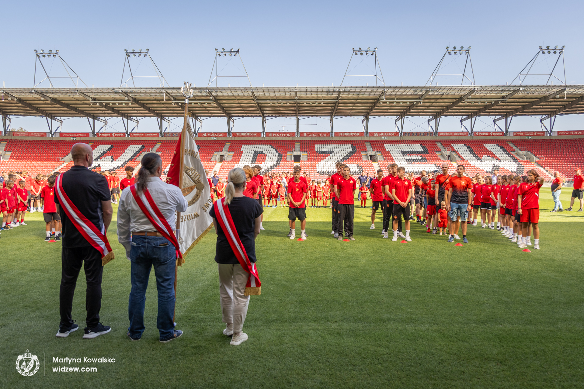Ponad stu młodych widzewiaków złożyło ślubowanie - Zdjęcie główne