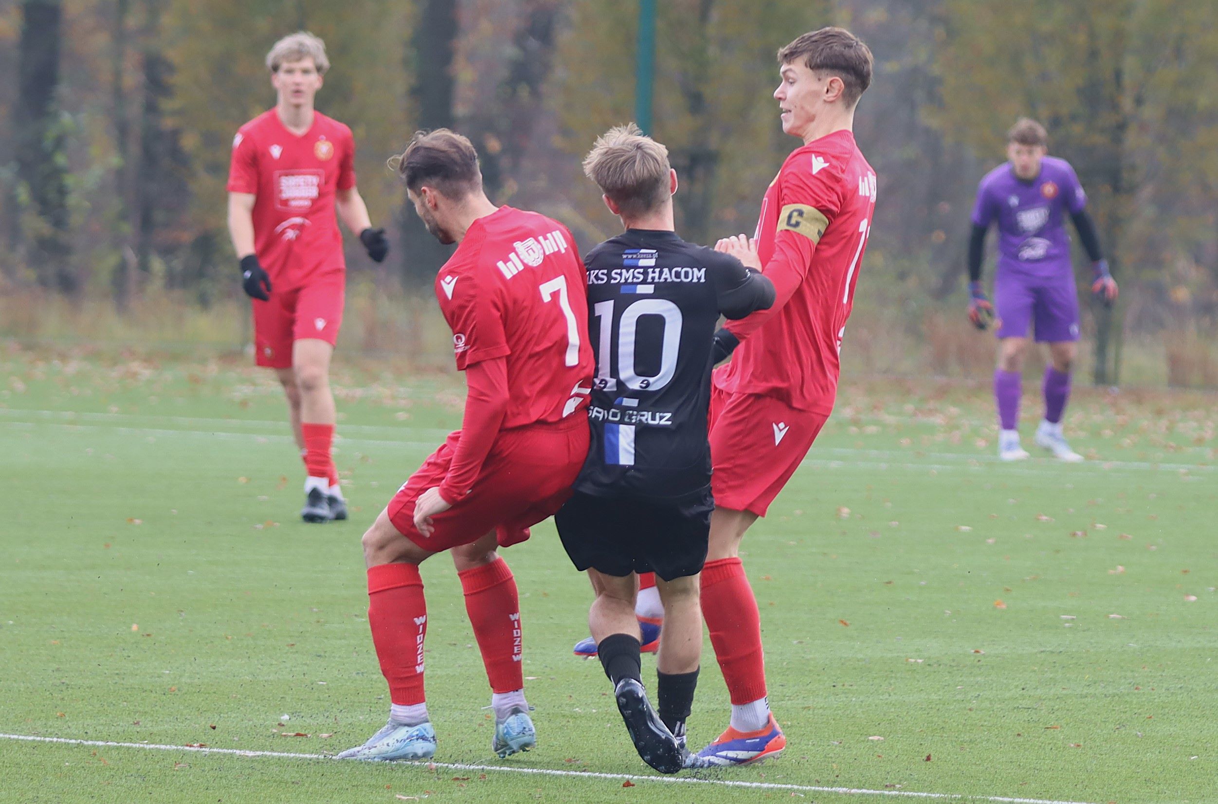 16.11.2024. Betcris IV Liga. Widzew II Łódź - AKS SMS Łódź 6:1