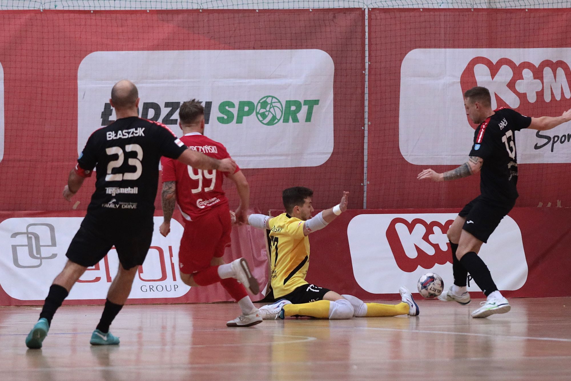 23.01.2025. FOGO Futsal Ekstraklasa. Widzew Łódź Futsal - Red Dragons Pniewy 5:4