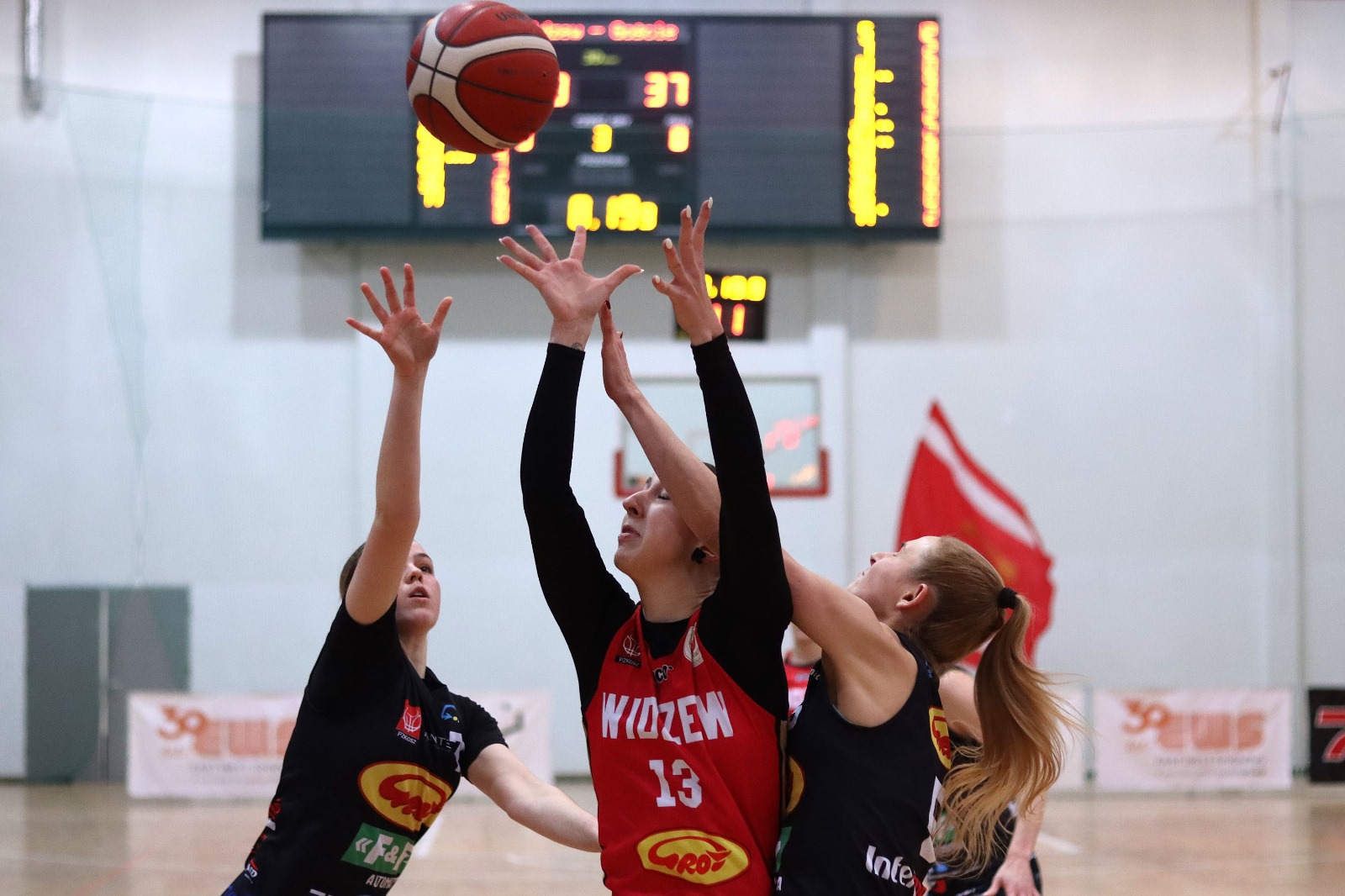 18.01.2025. 1 Liga Kobiet. Widzew Łódź - Grot F&F Automatyka Pabianice 66:61