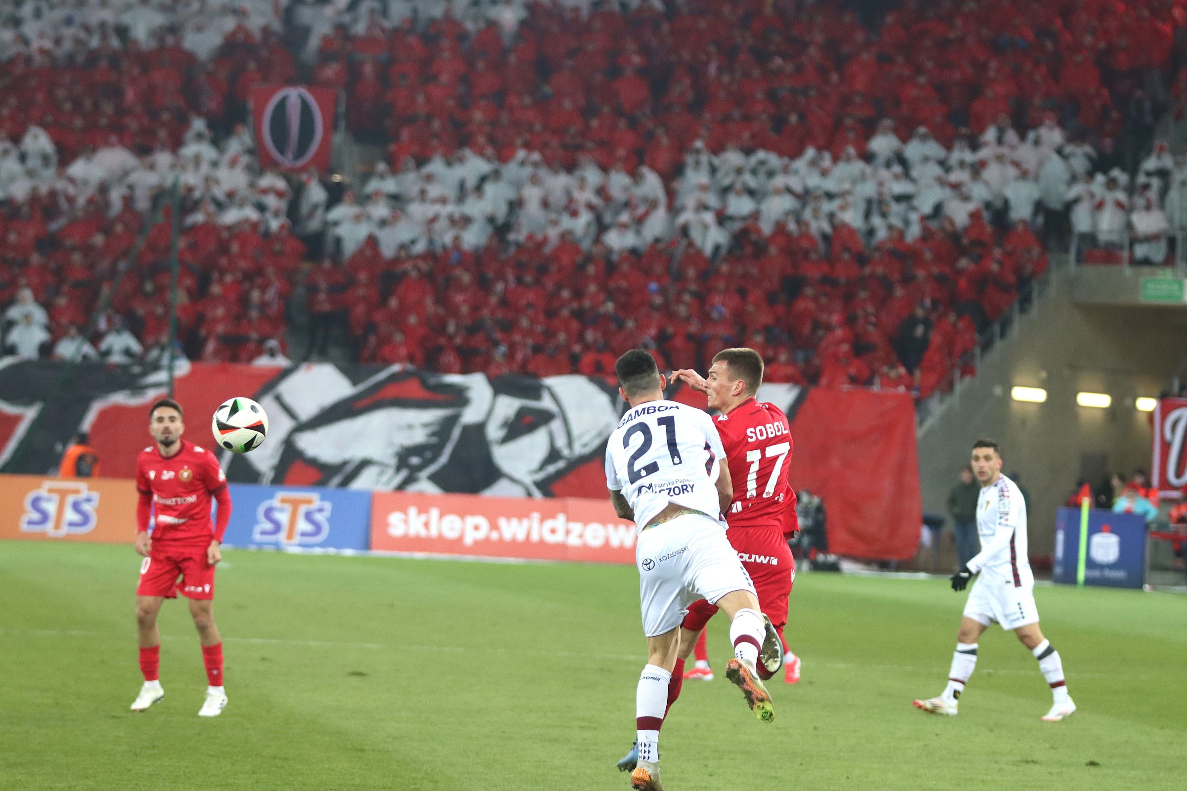 22.02.2025. PKO Ekstraklasa. Widzew Łódź - Pogoń Szczecin 0:4