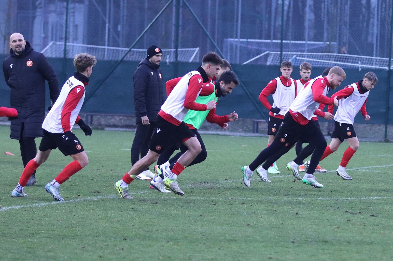 24.03.2025. Trening Widzewa przed meczem z Piastem Gliwice