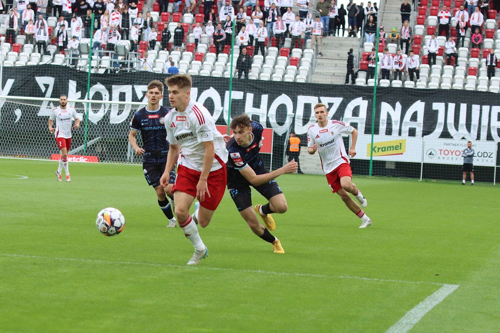 04.05.2025. Betclic 1. Liga. ŁKS Łódź - Stal Rzeszów 5:0