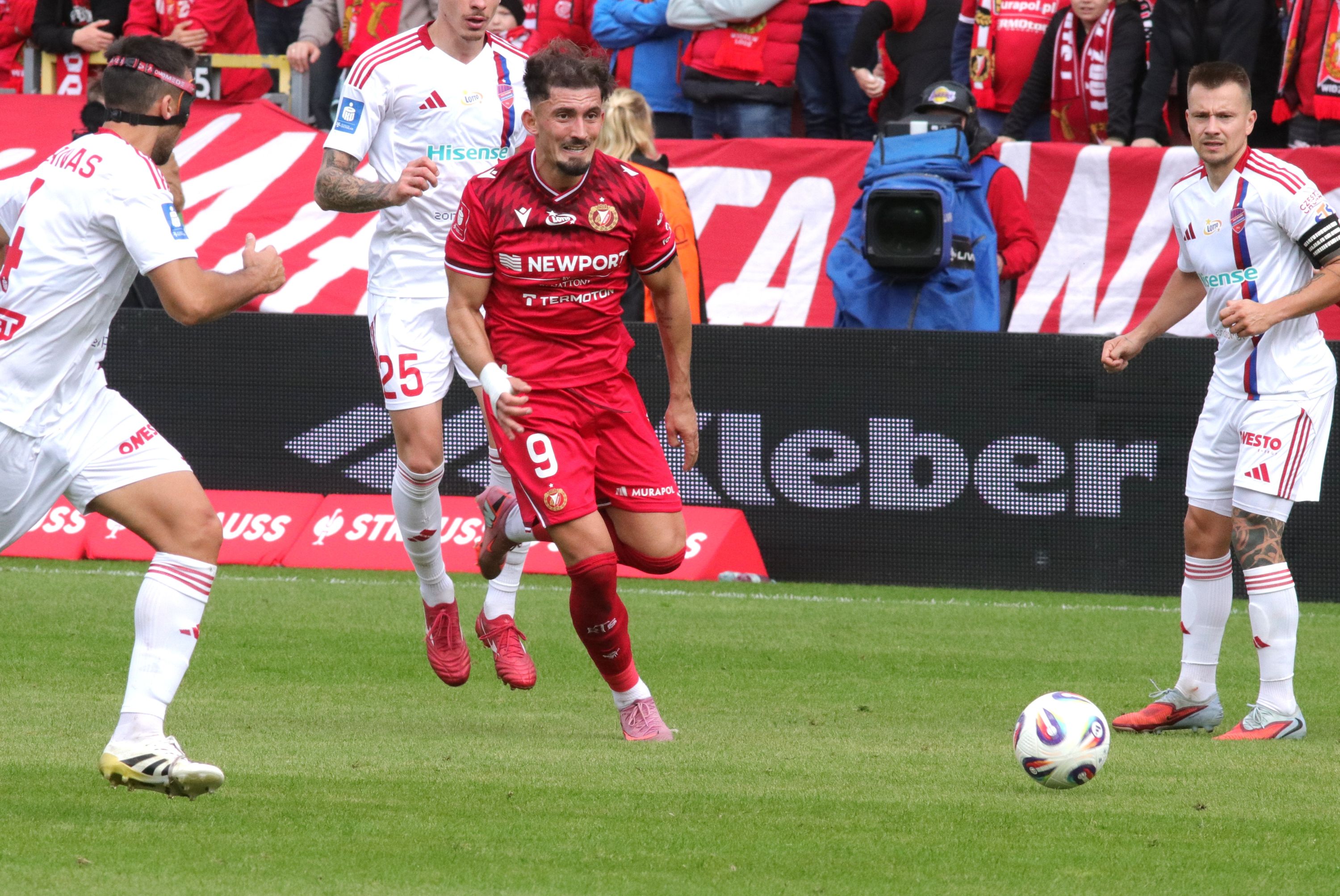 28.09.2025. PKO Ekstraklasa. Widzew Łódź - Raków Częstochowa 0:1