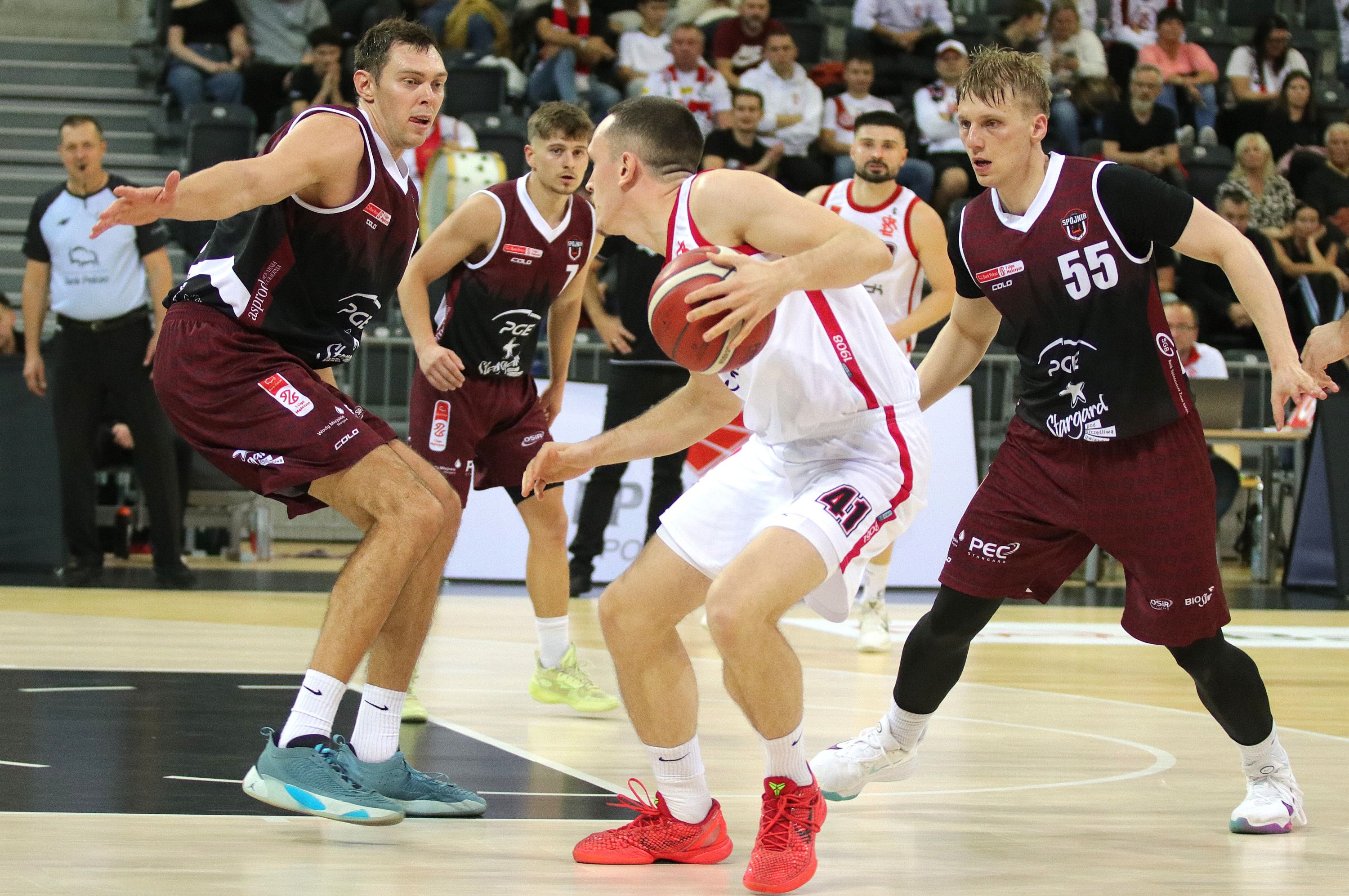 05.10.2025. 1 Liga Mężczyzn. ŁKS Coolpack Łódź - PGE Spójnia Stargard 81:83