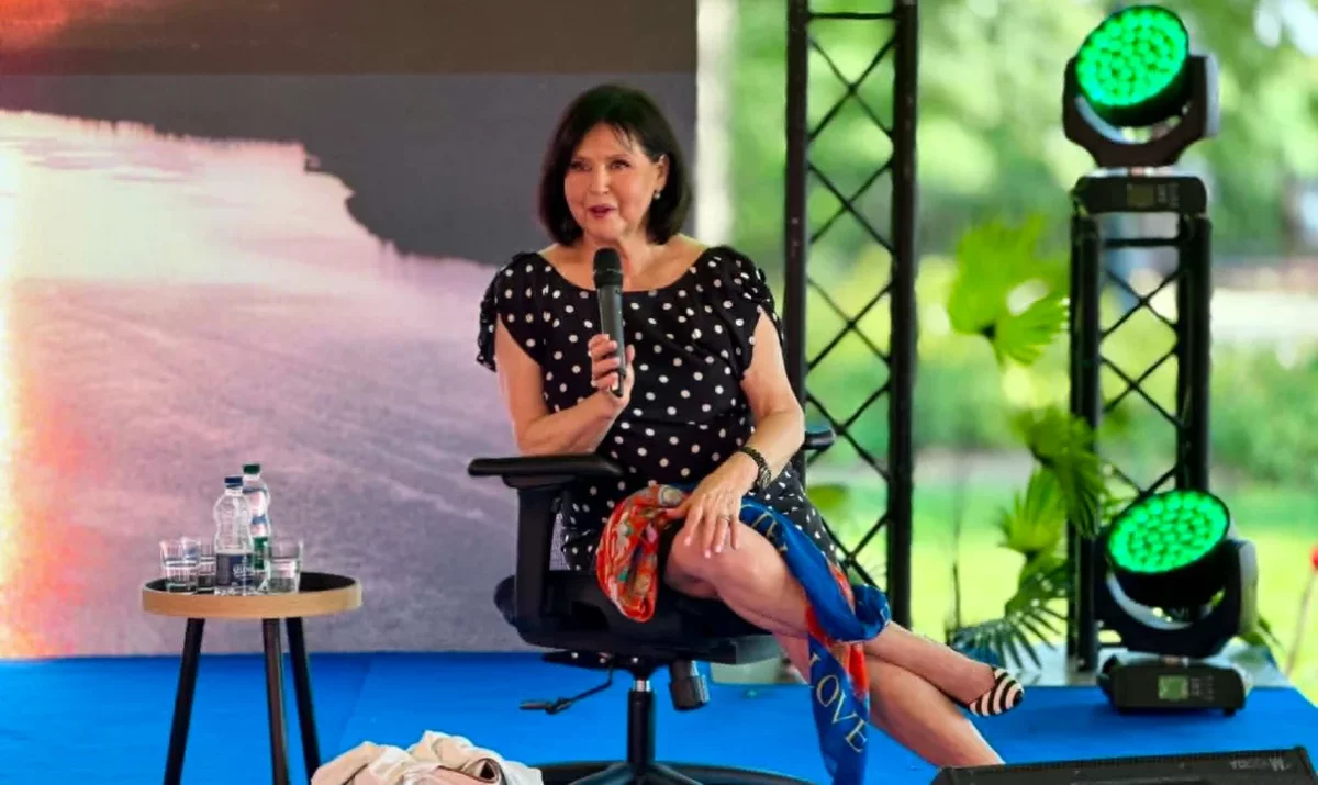 Elżbieta Jaworowicz i gwiazda „1670”. W Płocku rozstawiono strefę spotkań [ZDJĘCIA]