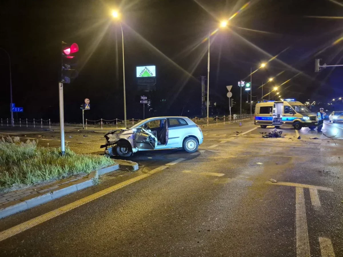 Dramatyczne zdarzenie w Płocku! Pięć osób rannych, w tym dwoje dzieci  [ZDJĘCIA]
