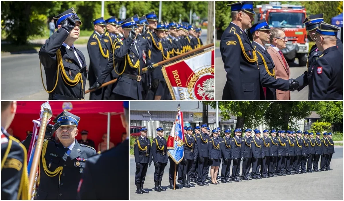 Odznaczenia, nominacje i awanse. Strażacy świętowali swój dzień pod kutnowską komendą (ZDJĘCIA)