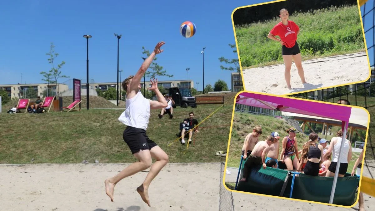 Trwa Projekt Plaża. Emocje, relaks, piękna pogoda i siatkówka w parku